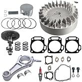 .308 Camshaft With 3.308" Billet Aluminum Connecting Rod For Predator 212cc | And 10krpm Flywheel With 26lb Valve Spring And 70mm Flat Top Piston Kit Hemi Engine Minibike Go Kart Performance Parts