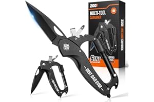 Stocking Stuffers for Men, Christmas Gifts for Men Dad, Multitool Carabiner Keychain, Dad Mens Gifts for Him Grandpa, 6 in 1 