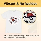 TransOurDream Transfer Tape for Vinyl Inkjet 10 Sheets A4 Light Heat Transfer view 4