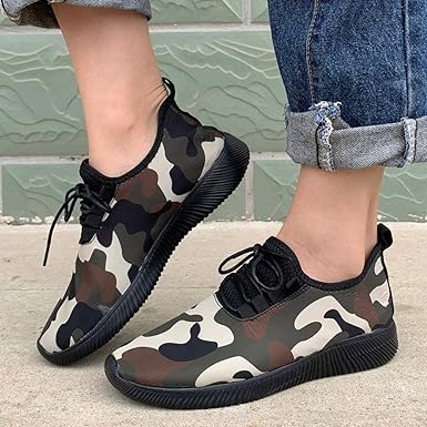 women's camouflage flats