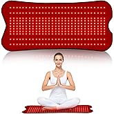 31.5''×14.2'' Red Light Therapy for Body, Red Light Therapy Pad Belt Wrap with 330 LED Beads, 660nm & 850nm Infrared Light Therapy Mat Full Body, Adjustable Timer & Intensity