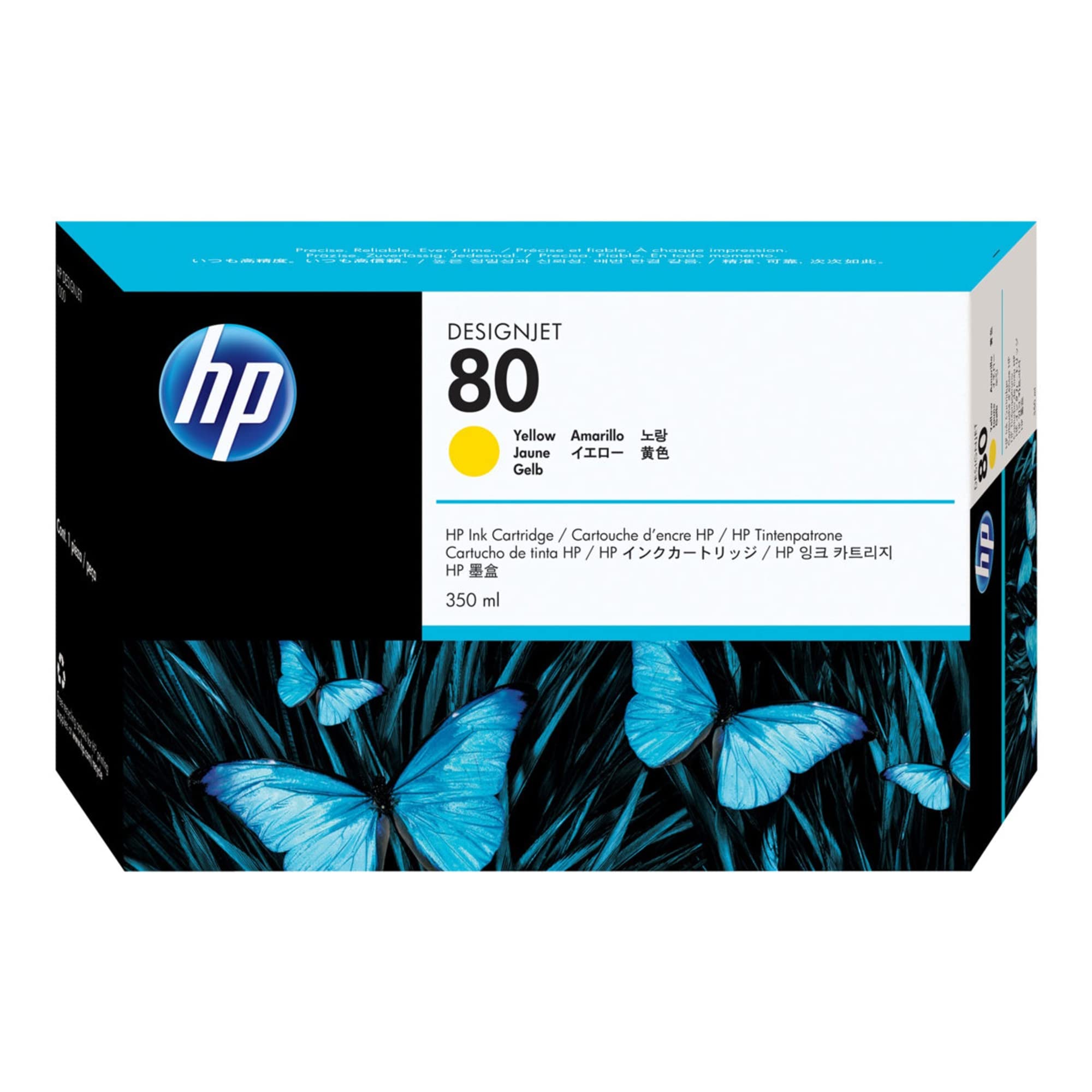HP 80 Print Cartridge - Yellow