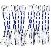 Cyprinus Carpio Jewish Traditional Tzitzits Set for Pants/Jeans Tzitzits Tassels Prayer Shawl Accessories Blue and White Home Decor Tassels with Hanging Hooks for Hebrew Men or Women