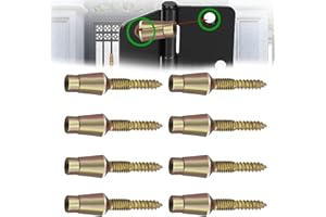 HONKADOR Door Hinge Security Pins, Door Hinges Security Screws, Tamper-Proof Screws, 8-Pack
