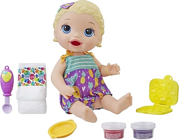 Baby Alive Ba Snackin Lily Bld Hair Amazon Fr Jeux Et Jouets