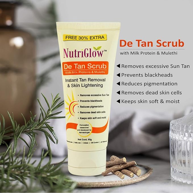 natural glow d tan scrub