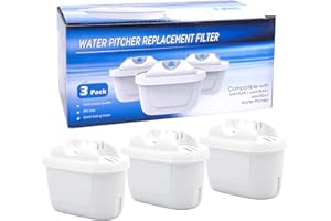 Anmumu 1001122 Replacement Filter for Mavea 1001122 Maxtra and LEVOIT Pitcher Water Filter cartridges with Lead&Arsenic Removal (3 Pack)