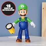 The Super Mario Bros Movie Luigi Action Figure 5in with Flashlight Accessory view 5