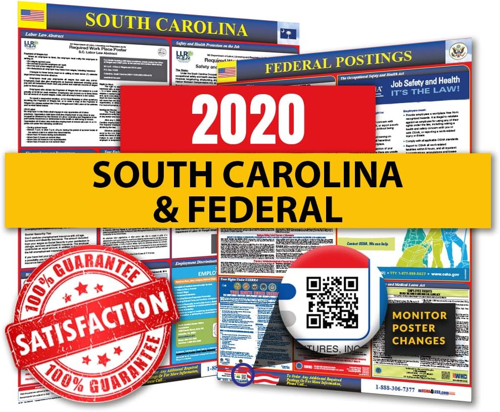 2020 South Carolina State & Federal Labor Law Posters for
