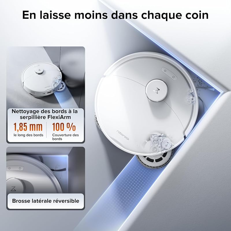 Qrevo 2 Pro Set Aspirateur Robot Laveur avec Station, 25 000 Pa