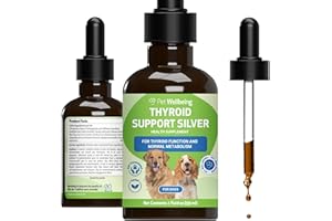 Pet Wellbeing - Thyroid Support Silver for Cats - Natural Support for Feline Thyroid and Healthy Metabolism - 2oz (59ml)