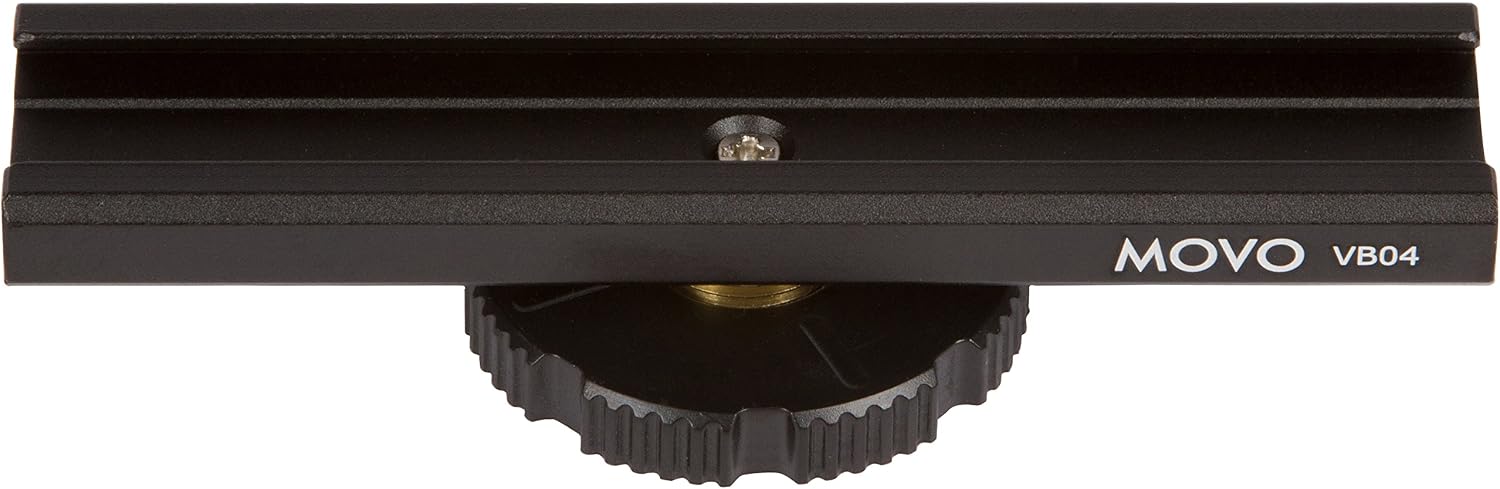 Movo VB04 Accessory Cold Shoe Metal Extension Bracket - Fixed Mount - for Lights Monitors, Microphones and More - Image 3