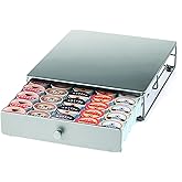 Starfrit Coffee Pod Capsule Drawer - Holds up to 30 Keurig K-Cups Pods - Under Brewer Storage Drawer - Silver
