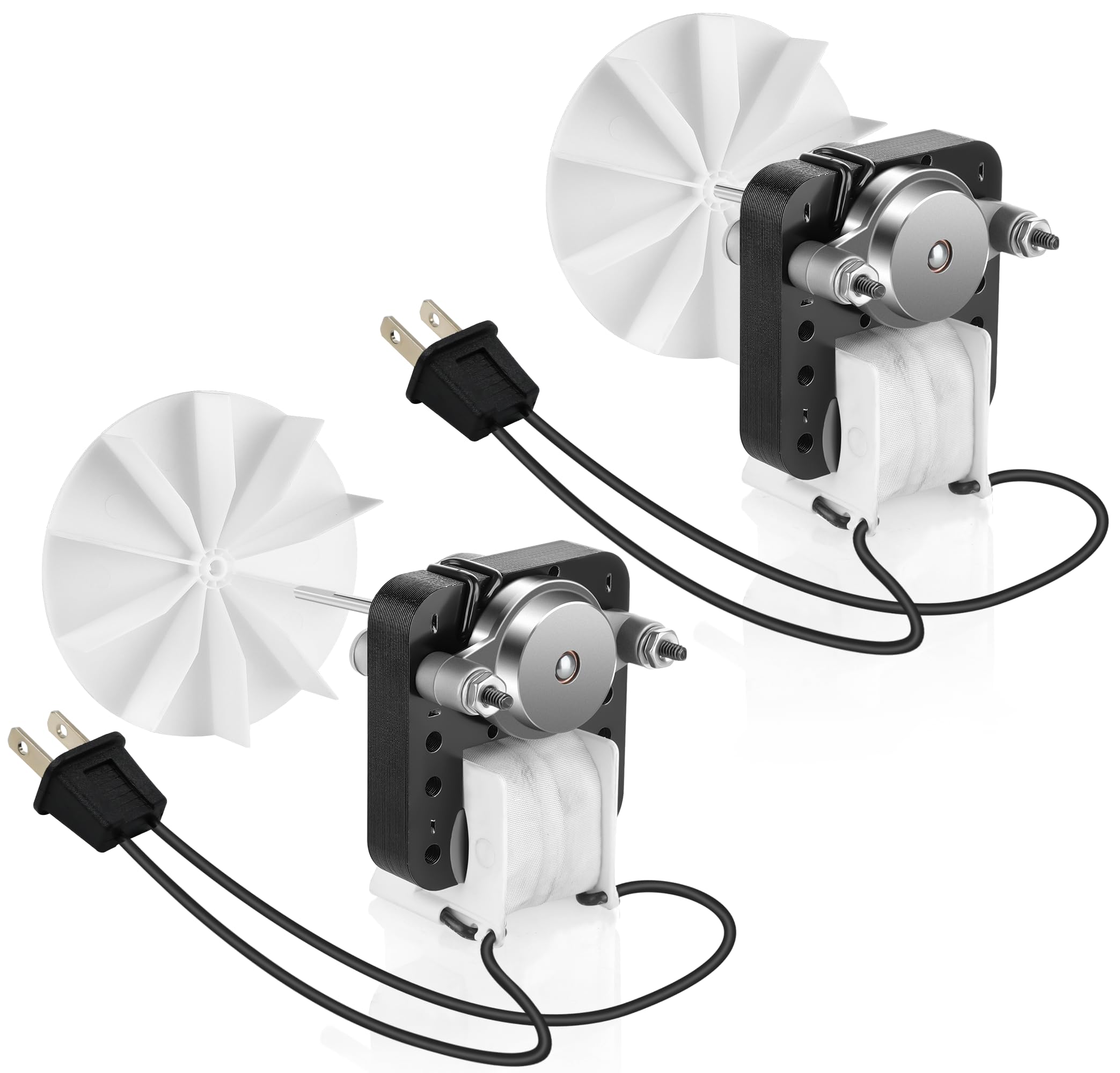 Photo 1 of 2 Pack Universal Bathroom Vent Exhaust Fan Motor SM550 Replacement for Nu-Tone B-roan 50 CFM 120V Replace C01575 65100 EM550 EM750, by PANDEELS