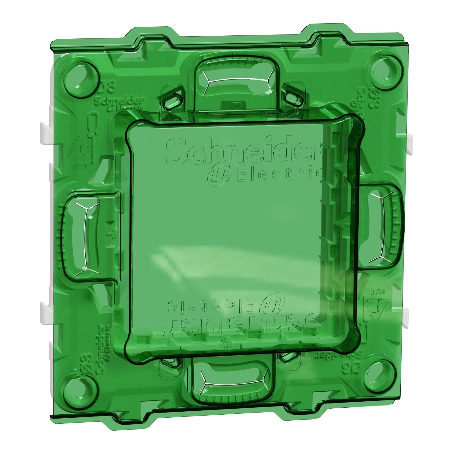 Schneider Electric Unica 2 Mod Mounting Bracket + Construction Site Protection Plastic