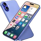 Dummy Fake Phone Model, Looks Like The RealPhone Compatible withPhone 16 Pro Max, for Cellphone Store Display or Send a ToyPhone for Kids (16,Ultramarine,The Screen is Printed with Patterns)