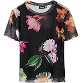 Desigual Women's Printed Tulle T-Shirt