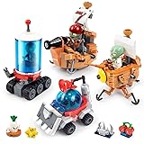 Maikerry 4pcs Plants and Zombies Small Carrier Set