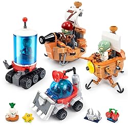 Maikerry 4pcs Plants and Zombies Small Carrier Set