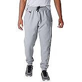 FOCO NFL Men's Officially Licensed Heathered Gray Primary Logo Wordmark Team Stripe Football Sweatpants Joggers Pants