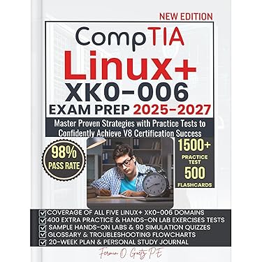 Amazon Best Sellers: Best Linux Certification Guides
