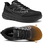 Women's Orthopedic Diabetic Wide Running Shoes: Comfortable Casual Arch Support Plantar Fasciitis Orthotic Sneakers, High Arch Swollen Work Tennis Sports Shoes for Foot and Heel Pain Relief