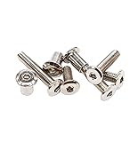 cSeao M6x55mm 12-Pack Allen Rivet Bolts Rivets Cap