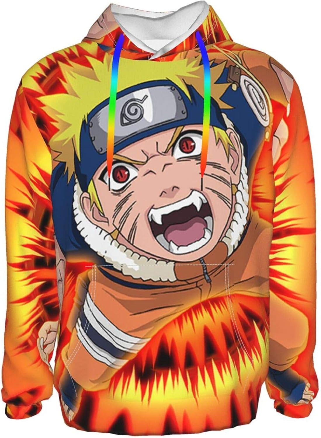 Anime NARUTO Uzumaki Naruto Hoodie Sweatshirt 3d Printing Casual Men'S