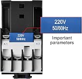 Heschen CJX2-1810 AC Contactor 220V 50/60Hz 3P 3 Pole 18A DIN Rail view 8