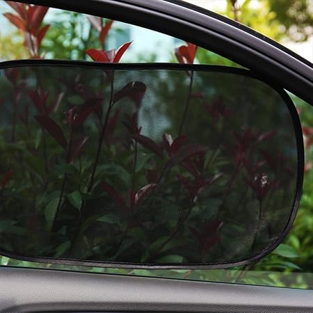 Amazon Tauwell 車の日焼け止めステッカー 車内に貼る 静電吸着 強い光を防ぐシール 安全 無毒 目を守る 清潔 50 30cm ２枚 対 日よけ用品 車 バイク