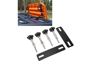 FABATER Traction Board Mounting Kit, Recovery Board Mounting Kit for Recovery Tracks with 4.72in to 6.69in Hole Spacing, Traction Boards Mounting Pins Kits, Space Saving, Easy Installation