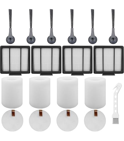 Replacement Side Brushes & HEPA Filters For Shark Robot Vacuums - AV911S, IQ R101AE, AV970, AV993, AV992 - View #13