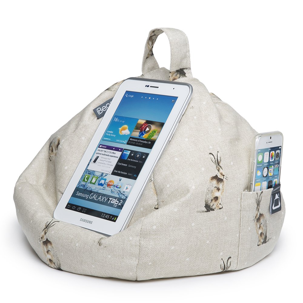 iBeani iPad & Tablet Stand/Bean Bag Cushion Holder for All Devices/Any