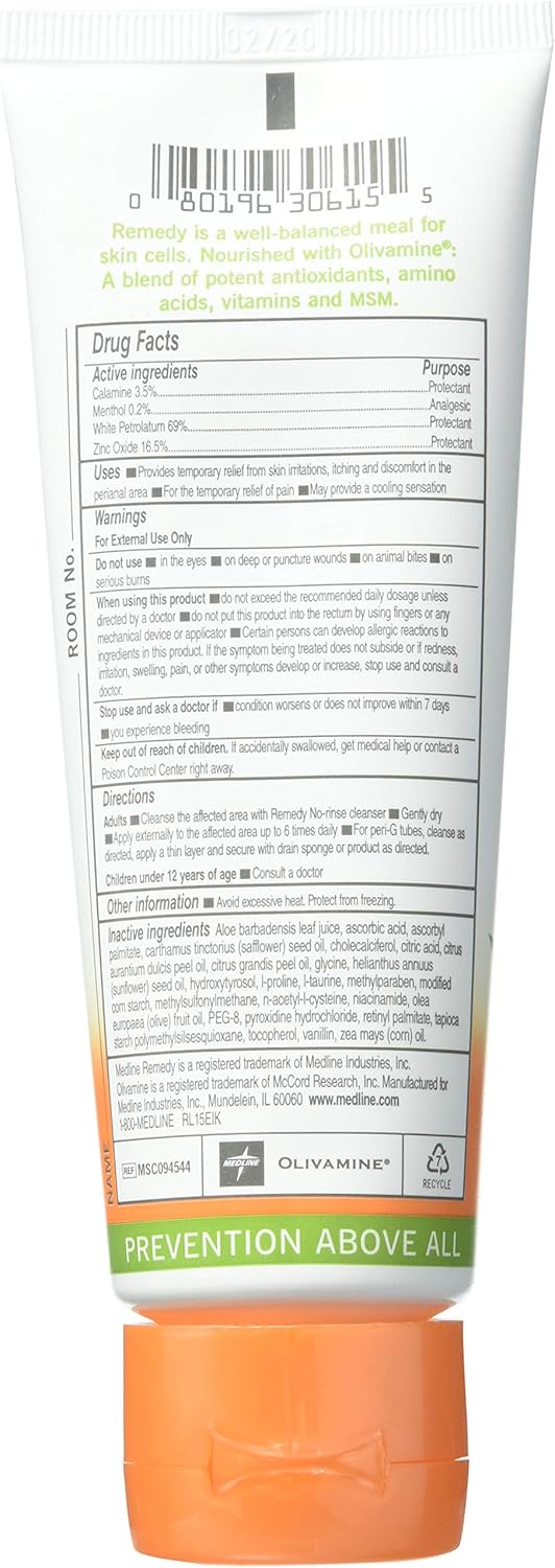 Medline Remedy with Olivamine Calazime Paste, 4oz Each (Pack of 2): Health & Personal Care