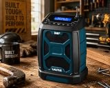 UEME 5W Rugged DAB+/FM Cordless Work Site Radio Bluetooth 6000mAh view 4
