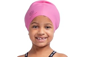 SOUL CAP JR - Large Swimming Cap for Children - Designed for Long Hair, Dreadlocks, Weaves, Hair Extensions, Braids, Curls & 