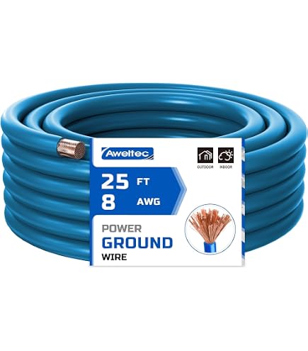 American Bass 1/0 Gauge Mega Flex Power Cable: CCA Wire for Car Audio Systems