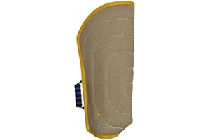 Morezi Dog Bite Sleeve Training Protection, Heavy Duty Jute Durable, Fit Pit Bull German Shepherd Mastiff, Puppy Small Dogs Training Biting Tugging Toy - Yellow