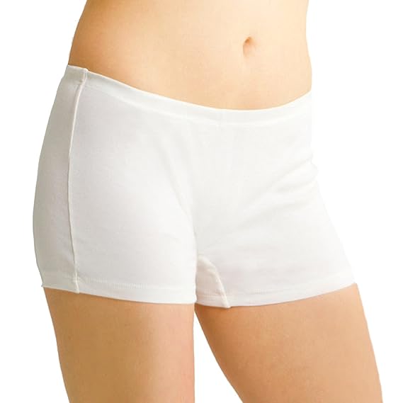 Buy Cottonique Women's Hypoallergenic Elasticized Boxer Brief 100