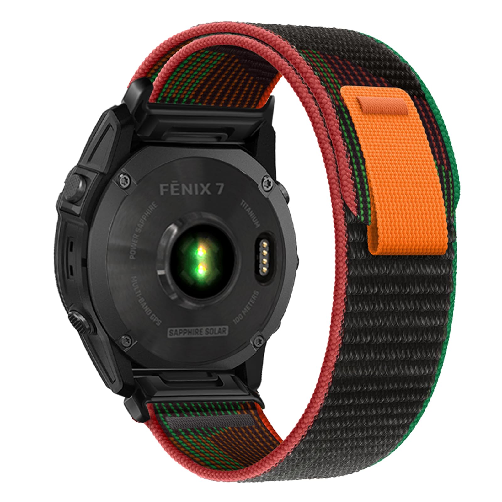 SumRioo QuickFit 22mm Watch Strap for Garmin Fenix 8/8 Solar 47mm/Fenix E/Fenix 7 Pro/Fenix 7/6 Pro/6/5 Plus/5, Nylon Trail Loop Band for Garmin Forerunner 965/955/945/935, Epix 2, Mosaic