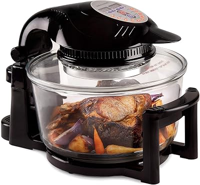 Andrew James 12-17L 1400W Digital Halogen Oven Air Fryer with Accessories