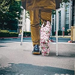 LedBack Pink Roses Cast Cover for Foot and Leg