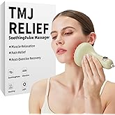 Kinbana Jaw & Neck Massager for Pain Relief Deep Tissue, Best TMJ Relief Products Jaw, Heated SoothingPulse Massager with Light & Vibration for Jaw, Neck, Shoulder & Full Body Muscle Tension