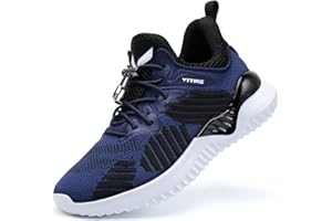 Littleplum Boys Running Shoes Slip On Kids Sneakers Mesh Tennis Shoes Lightweight Breathable for Athletic Gym School Sport