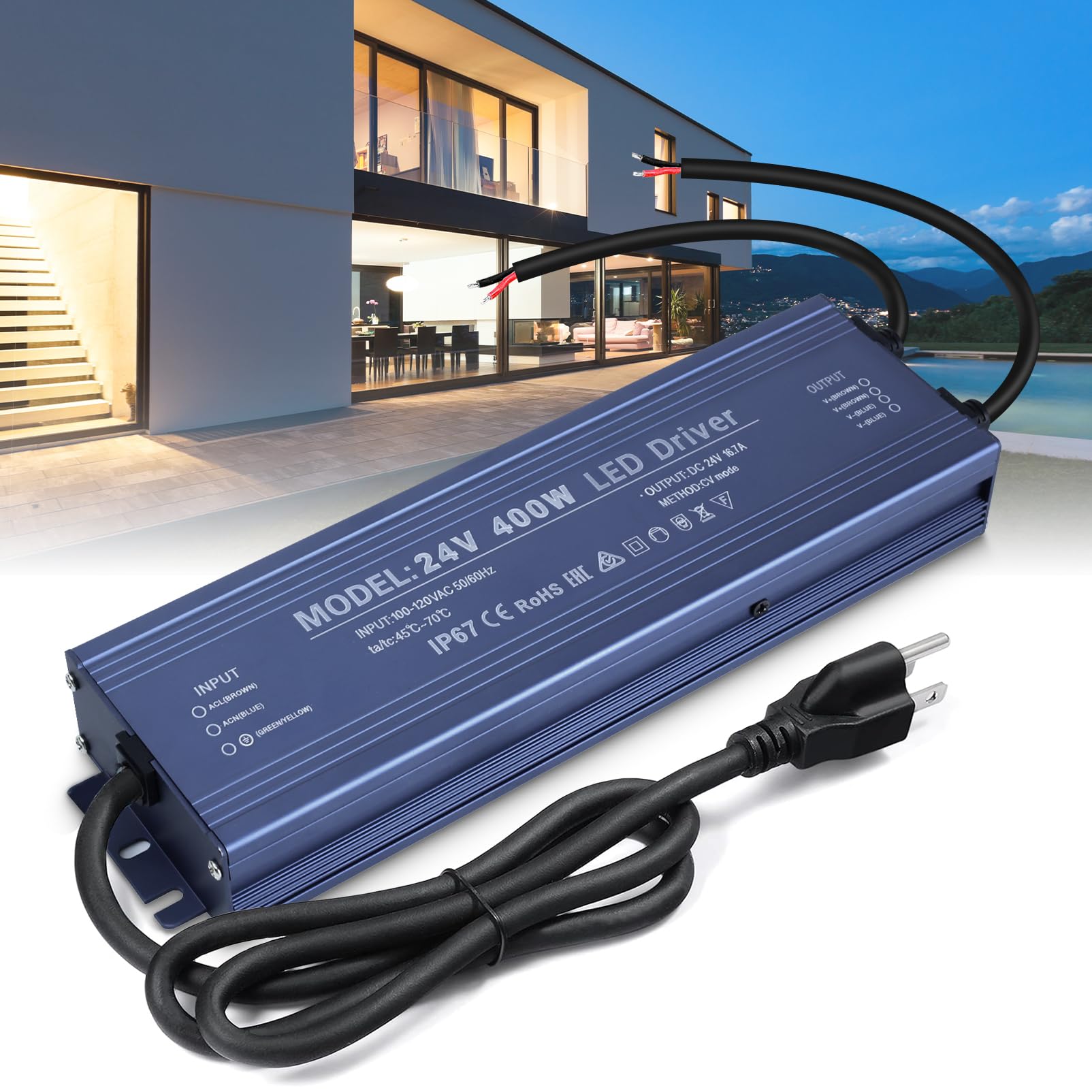 LED Driver 24V, BRIMETI LED Power Supply 400W