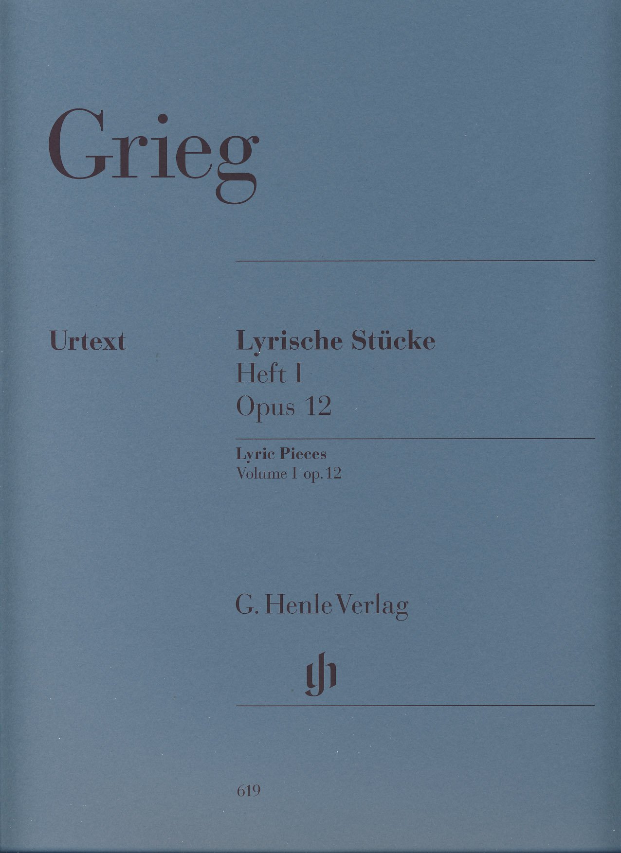 Lyric Pieces op. 12 Book 1 - piano - (HN 619)