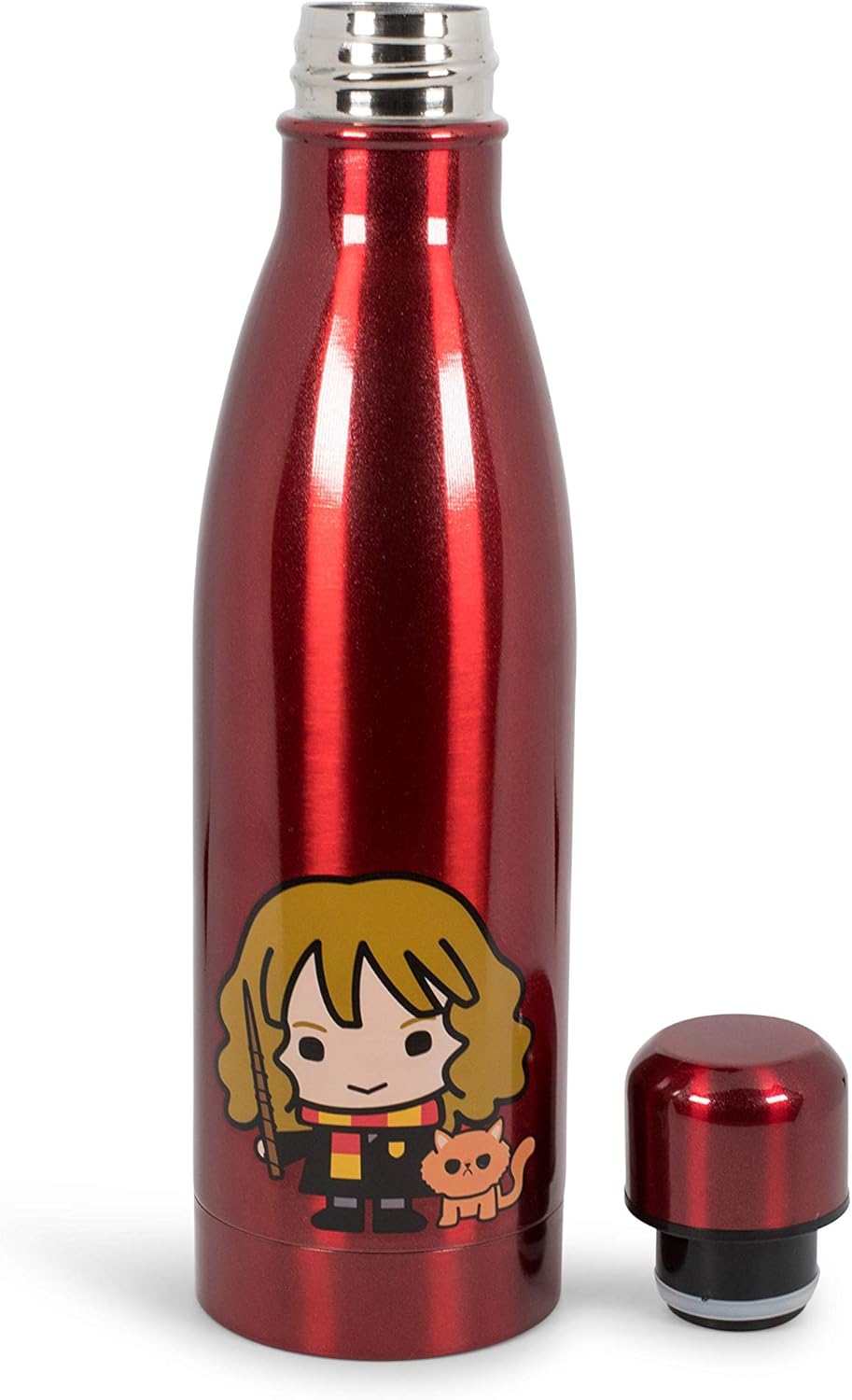 Harry Potter Hermione Aluminum Sleek Insulated 16 Ounce Travel Water Bottle, Red, 473 ml - Image 3