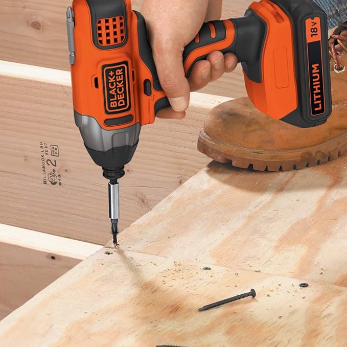 Black Decker Bdcim18n Xj Bdcim18n Cordless Screwdriver 18 V Black Amazon De Baumarkt