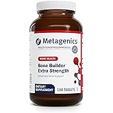Metagenics Bone Builder Extra Strength - Microcrystalline Hydroxyapatite Concentrate (MCHC) with Calcium & Phosphorus - Supports Bone Density & Strength - Non-GMO & Gluten-Free - 180 Tablets