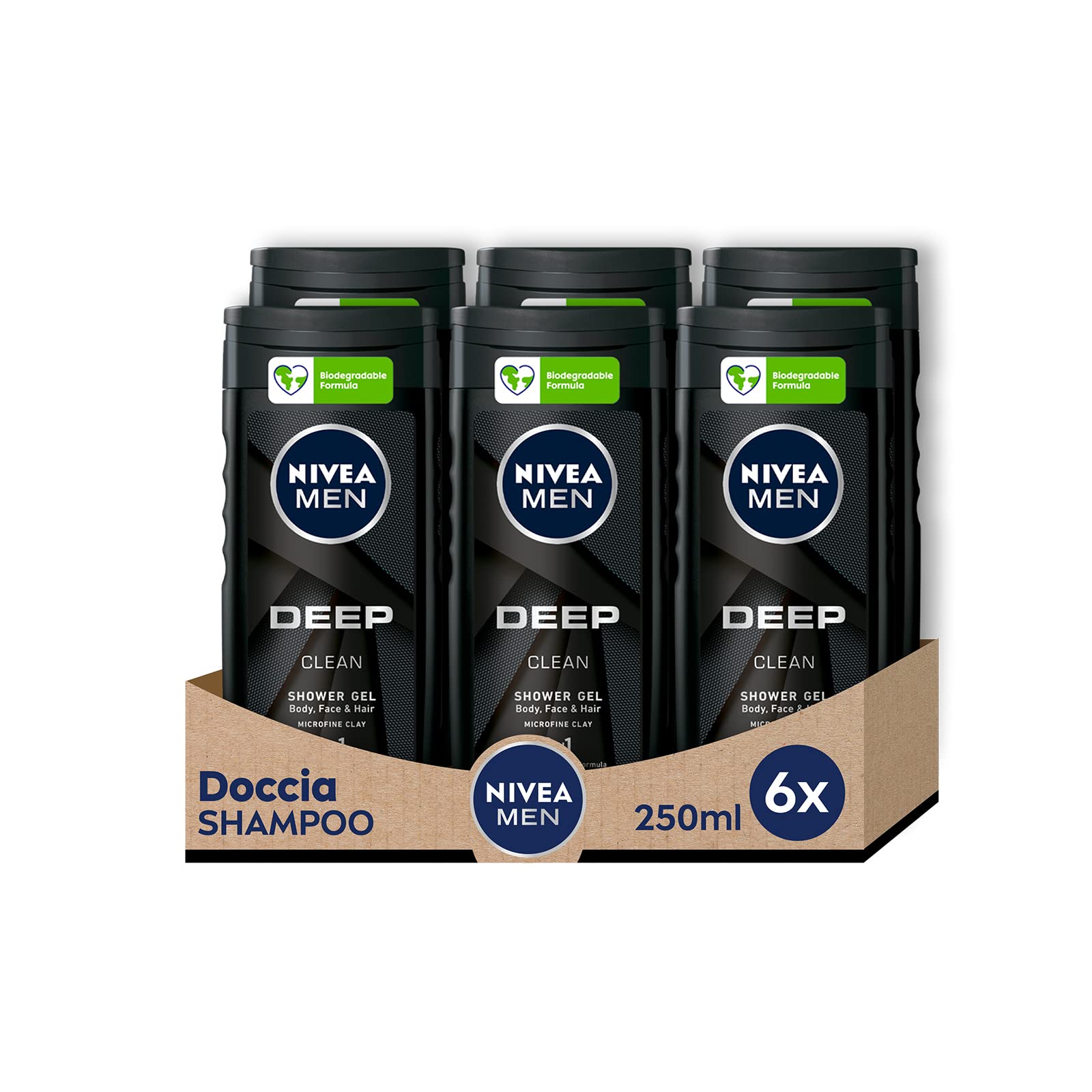 Nivea Men Shampoo, 6 Packs